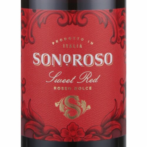 Sonoroso Sweet Red Primitivo Italian Wine Perspective: back