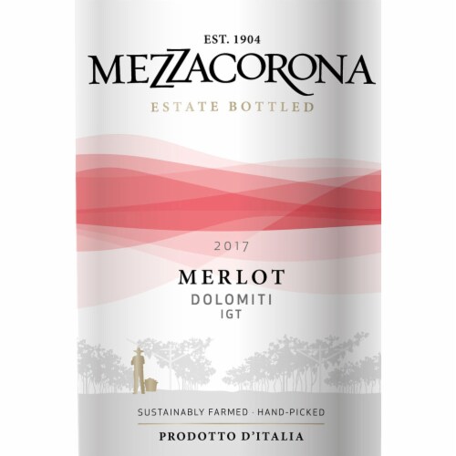 Mezzacorona Merlot Italy Red Wine Perspective: back