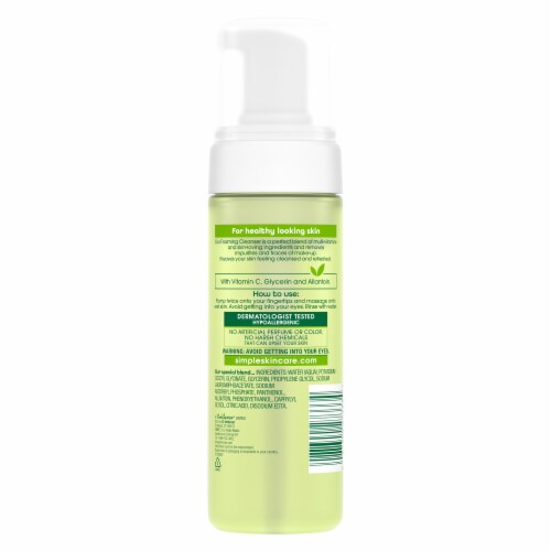 Simple shop foam cleanser