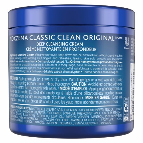 Noxzema® Classic Clean Original Deep Cleansing Cream Perspective: back