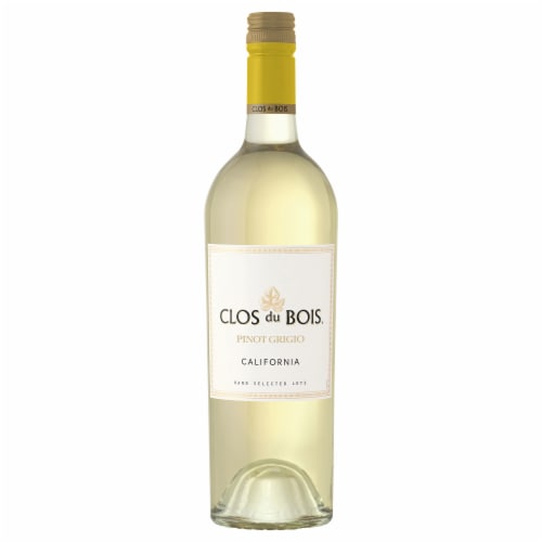 Clos du Bois Pinot Grigio White Wine Perspective: back