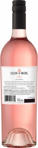 Clos du Bois Rose Blush Wine Perspective: back