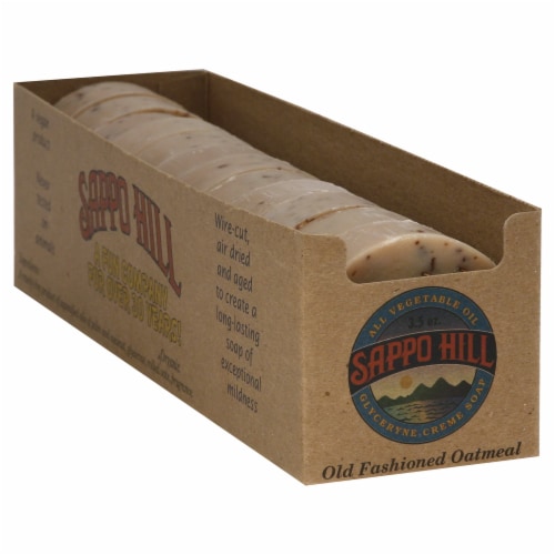 Sappo Hill Oatmeal Glycern Cream Soap Perspective: back