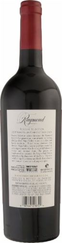 Raymond Vineyards Napa Valley Reserve Cabernet Sauvignon California Red Wine Perspective: back