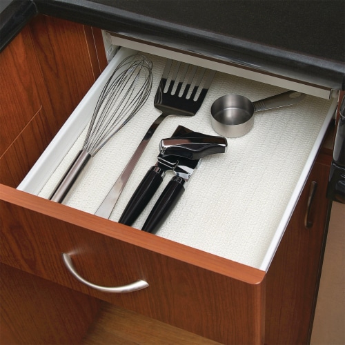 Magic Cover Grip Shelf Liner - White Perspective: back