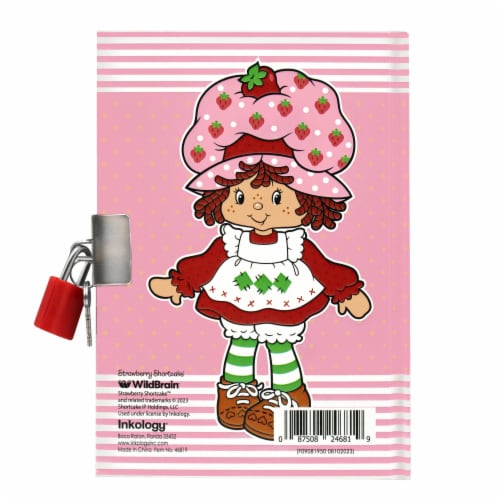 Strawberry Shortcake Diary With Lock Perspective: back