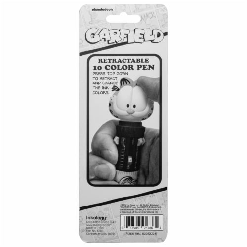 Inkology® Garfield 10 Color Pen Perspective: back
