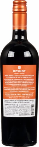 R Strong Upshot Red Blend Perspective: back