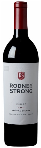 Rodney Strong Merlot Red Wine Perspective: back