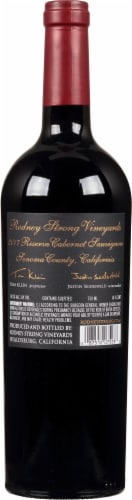 Rodney Strong Reserve Cabernet Sauvignon Perspective: back