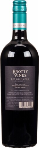 Knotty Vines Red Blend Wine Perspective: back