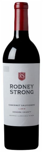 Rodney Strong Cabernet Sauvignon Red Wine Perspective: back