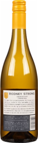Rodney Strong Chalk Hill Chardonnay White Wine Perspective: back