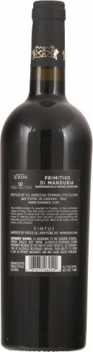Masseria Surani Primitivo Di Manduria Doc Perspective: back