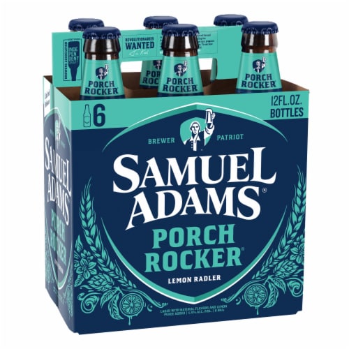 Samuel Adams Holiday White Ale Seasonal Beer Perspective: back