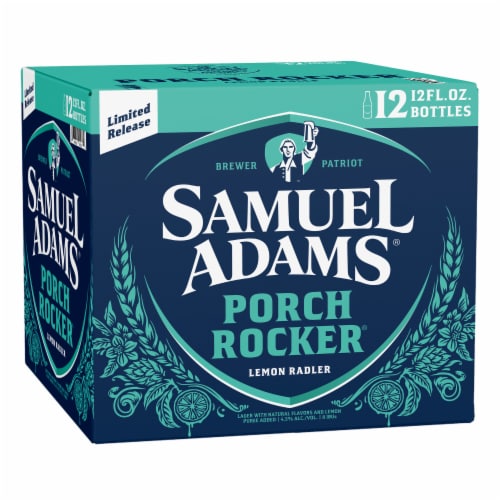 Samuel Adams Porch Rocker Lemon Radler Seasonal Beer Perspective: back