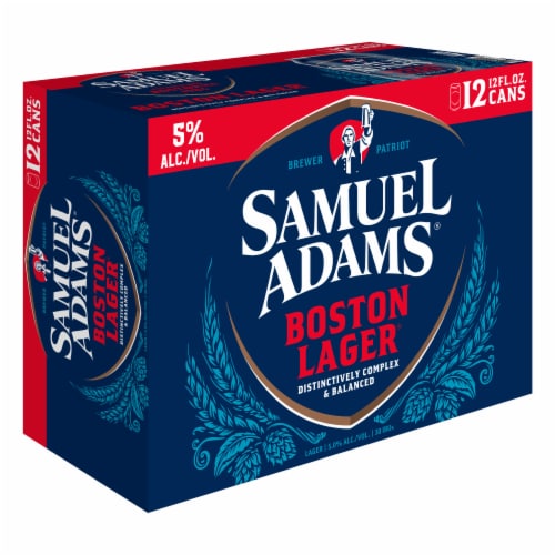 Samuel Adams Boston Lager Beer Perspective: back