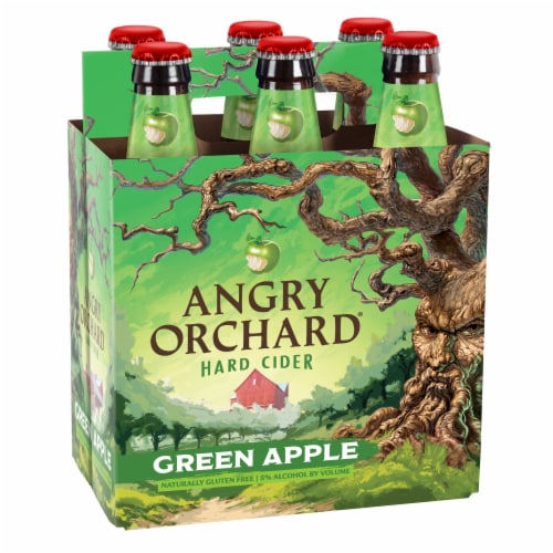 Angry Orchard® Green Apple Hard Cider Beer Perspective: back