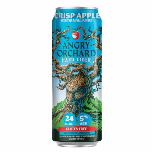 Angry Orchard Crisp Apple Hard Cider Beer Perspective: back