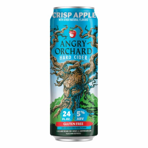 Angry Orchard Crisp Apple Hard Cider Beer Perspective: back