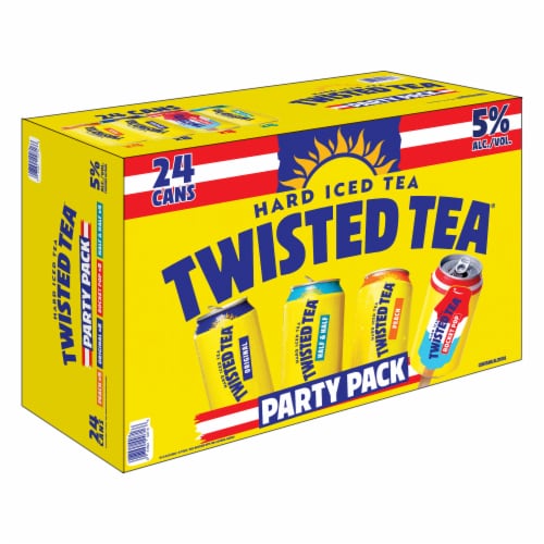 Twisted Tea® Hard Tea Variety Pack Cans Perspective: back