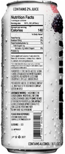 Truly™ Wild Berry Hard Seltzer Perspective: back