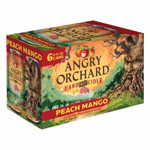 Angry Orchard® Peach Mango Hard Cider Beer Perspective: back