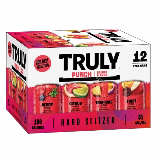 TRULY Hard Seltzer Punch Variety Pack Perspective: back