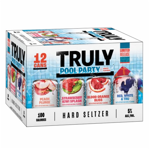 TRULY Hard Seltzer Getaway Pack Variety Perspective: back