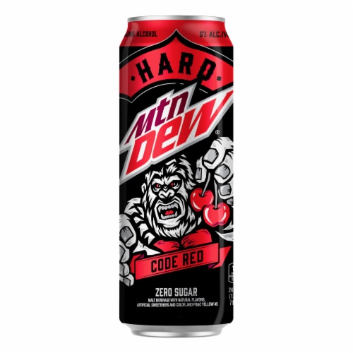 Hard Mountain Dew Code Red Perspective: back