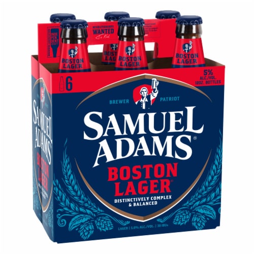 Samuel Adams Boston Lager Beer Perspective: back