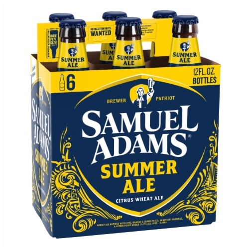 Samuel Adams Summer Ale Seasonal Beer Perspective: back