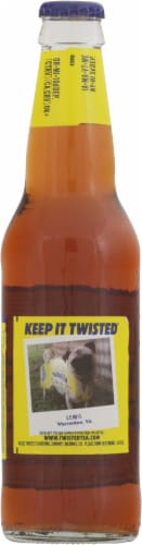 Twisted Tea Flavored Hard Beverage Single Bottle Perspective: back