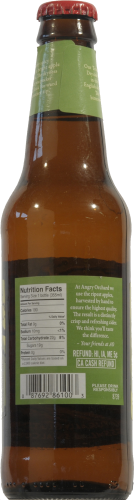 Angry Orchard Traditional Dry Hard Cider Perspective: back