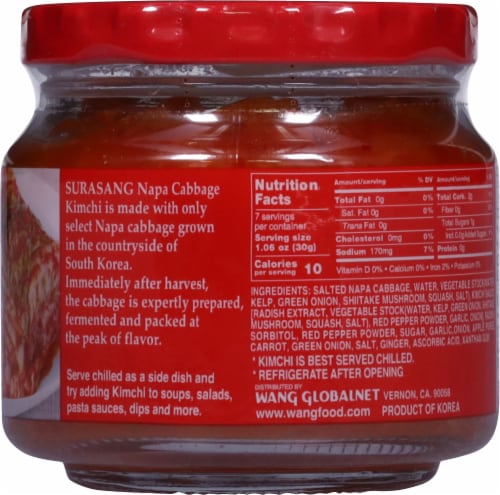 Napa Cabbage Kimchi Perspective: back
