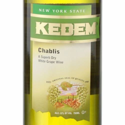 Kedem Chablis New York White Wine Perspective: back
