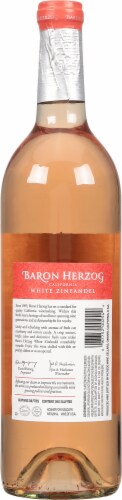 Baron Herzog White Zinfandel Perspective: back