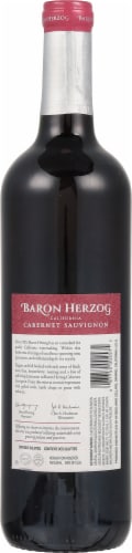 Baron Herzog Cabernet Sauvignon Kosher Red Wine Perspective: back