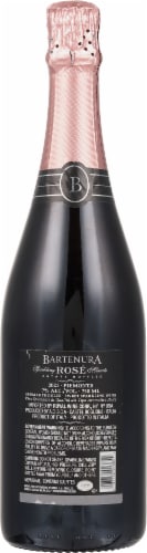 Bartenura Sparkling Moscato Rose Perspective: back