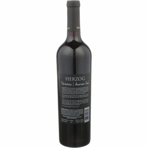 Herzog Variations American Oak Cabernet Sauvignon Red Wine Perspective: back