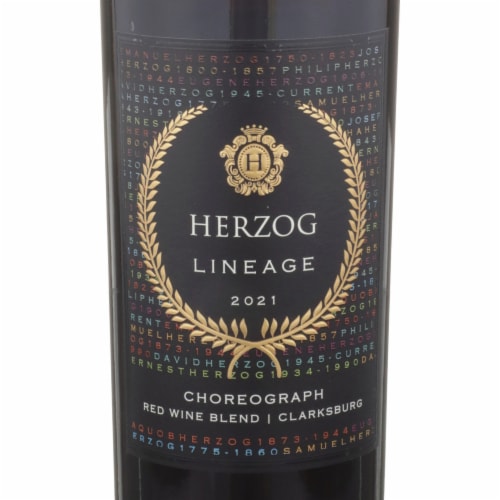 Herzog Choreograph Lineage Red Blend California Wine Perspective: back