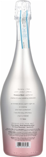 Vera Wang Prosecco Sparkling Rose Wine Perspective: back