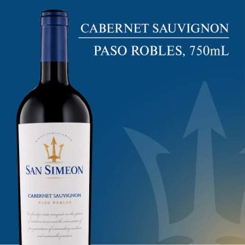 San Simeon Estate Reserve Cabernet Sauvignon California Red Wine Perspective: back