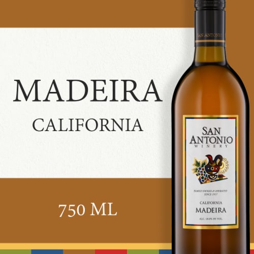 San Antonio Winery California Madeira Wine Perspective: back