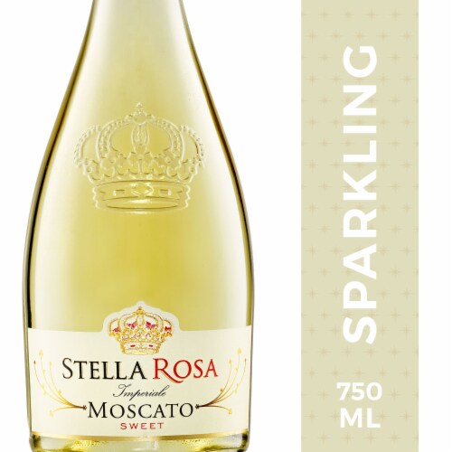 Stella Rosa Imperiale Moscato Sparkling Italian White Wine Perspective: back