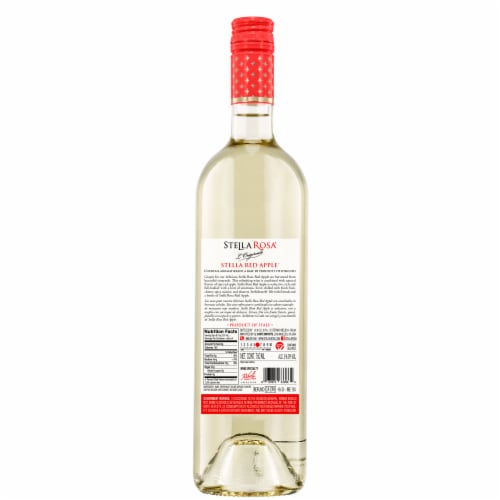 Stella Rosa Red Apple Semi-Sweet White Wine Perspective: back