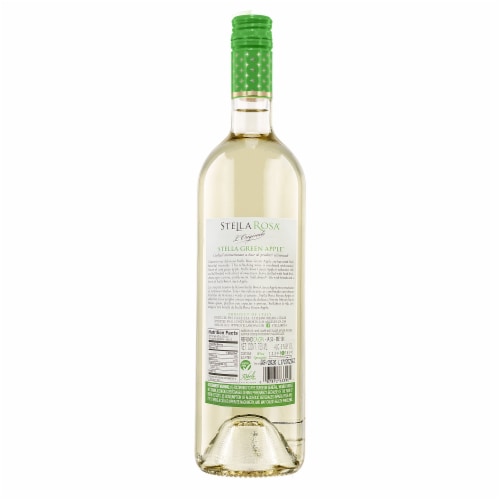 Stella Rosa Green Apple Italian Semi-Sweet White Wine Perspective: back