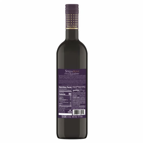 Stella Rosa Blackberry Semi-Sweet Red Wine Perspective: back