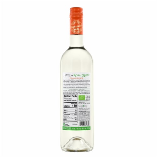 Stella Rosa Orange Fusion Italian Organic White Wine Perspective: back