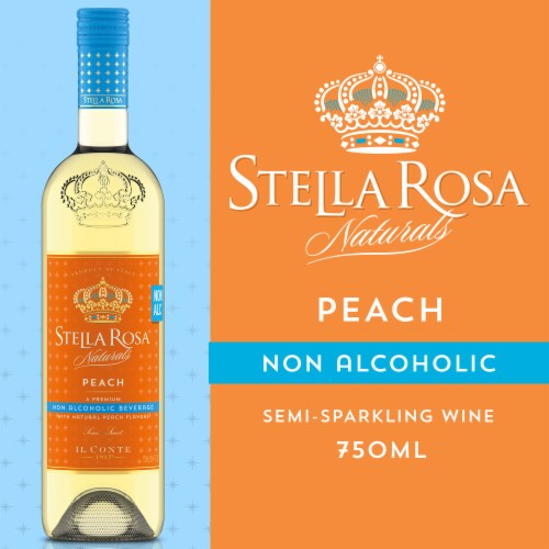 Stella Rosa Naturals Non-Alcoholic Italian Peach Wine Perspective: back
